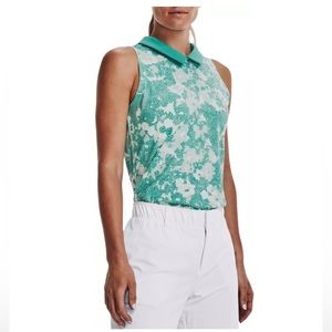 Under Armour Women's Aqua Zinger Rise Sleeveless Golf Polo